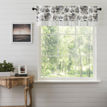 Annie Portabella Floral Ruffled Valance 16x60 VHC Brands - The Fox Decor